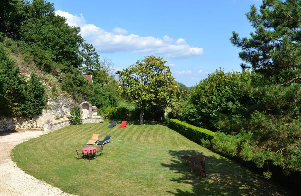 Gites Troglodytes Du Chateau De L'Etoile Vernou-sur-Brenne Ruang foto